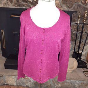 Oscar de la Renta Holiday Twinset Sweater Set PM